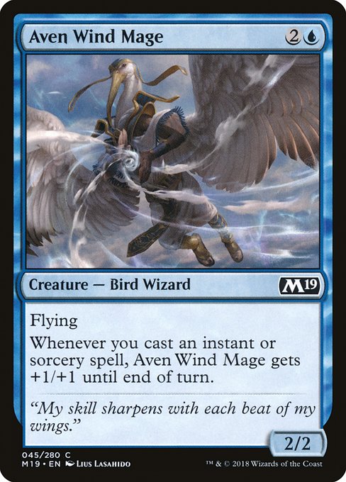 Aven Wind Mage [Foil]