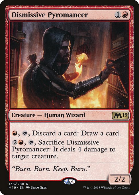 Dismissive Pyromancer [Foil]