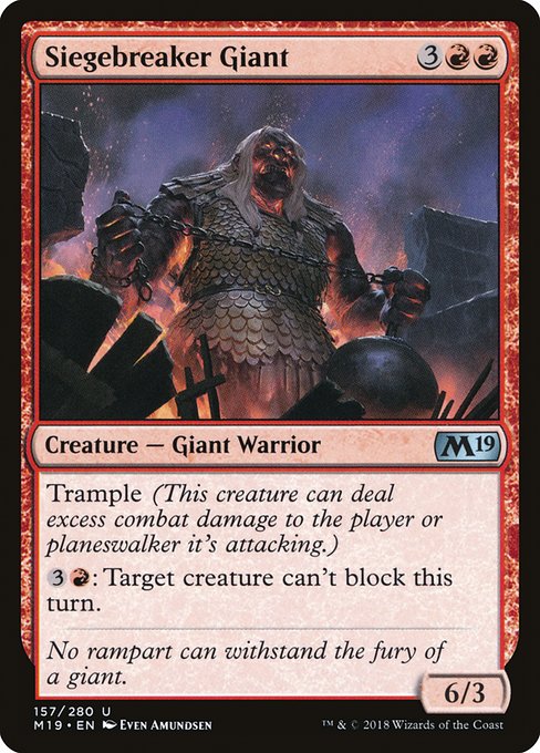Siegebreaker Giant [Foil]