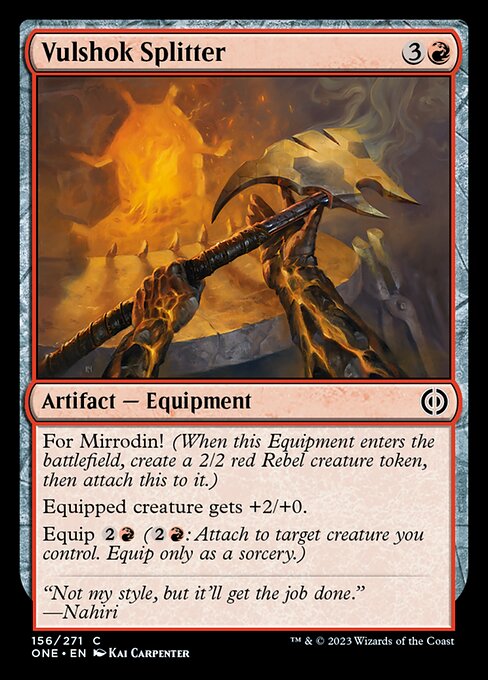 Vulshok Splitter [Foil]