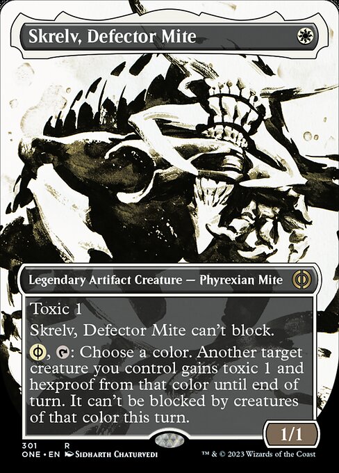 Skrelv, Defector Mite [Borderless Showcase Foil]