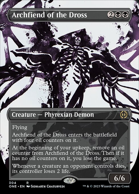 Archfiend of the Dross [Borderless Showcase Foil]