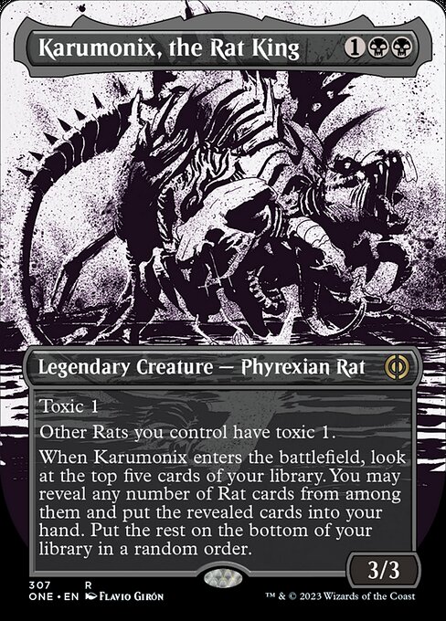 Karumonix, the Rat King [Borderless Showcase Foil]
