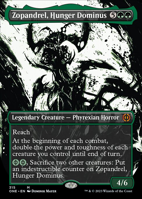 Zopandrel, Hunger Dominus [Borderless Showcase Foil]