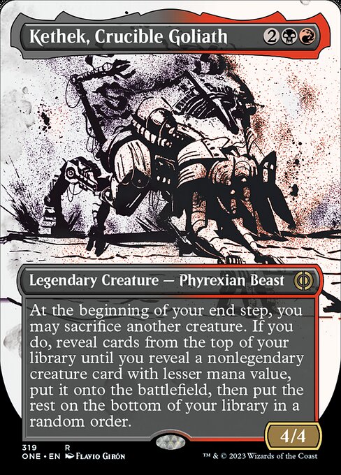 Kethek, Crucible Goliath [Borderless Showcase Foil]