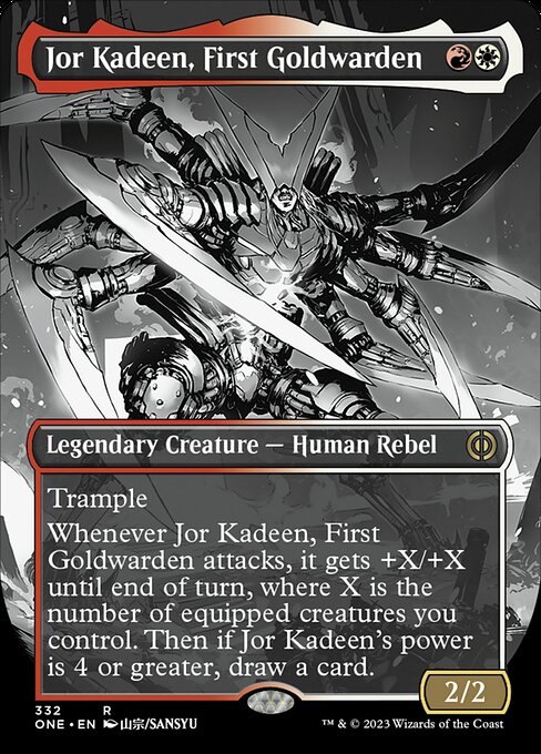 Jor Kadeen, First Goldwarden [Borderless Showcase Foil]