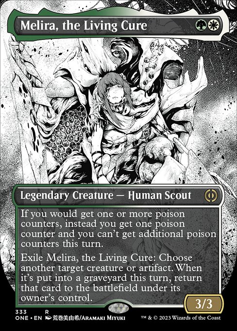 Melira, the Living Cure [Borderless Showcase Foil]