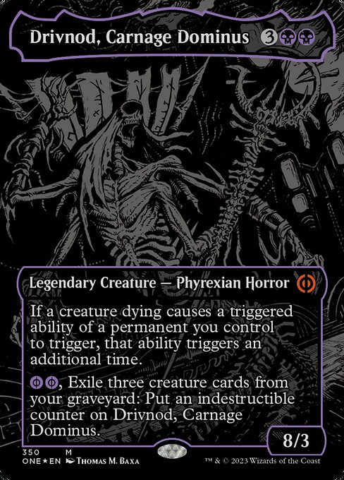 Drivnod, Carnage Dominus [Borderless Foil]