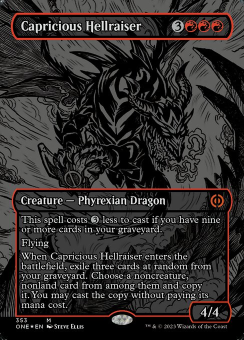 Capricious Hellraiser [Borderless Foil]