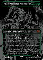 Nissa, Ascended Animist [Borderless Foil]