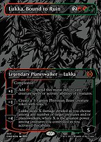 Lukka, Bound to Ruin [Borderless Foil]