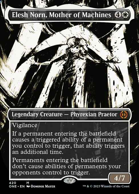 Elesh Norn, Mother of Machines [Borderless Showcase Foil]