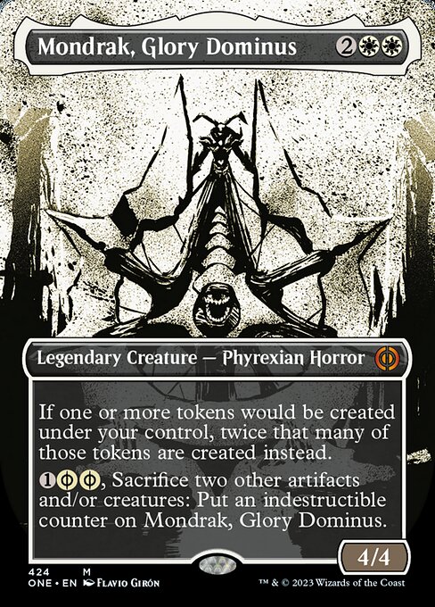 Mondrak, Glory Dominus [Borderless Showcase Foil]
