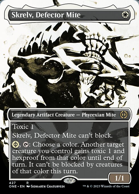 Skrelv, Defector Mite [Borderless Showcase Foil]