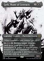 Geth, Thane of Contracts [Borderless Showcase Foil]