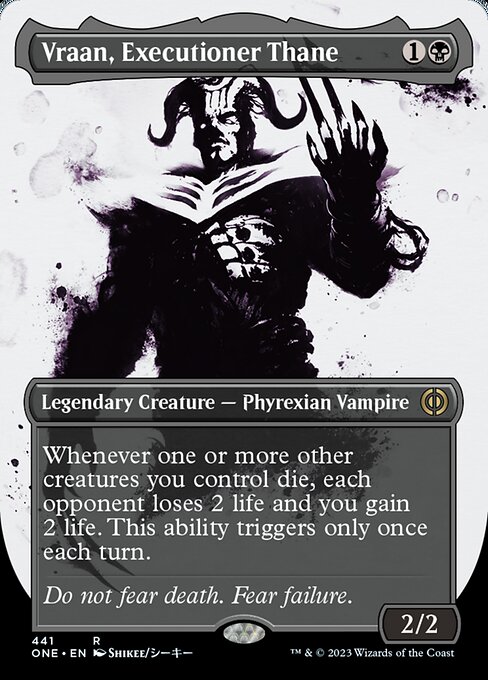 Vraan, Executioner Thane [Borderless Showcase Foil]