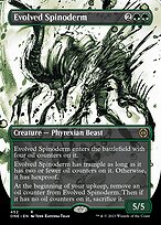 Evolved Spinoderm [Borderless Showcase Foil]