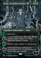 Nissa, Ascended Animist [Borderless Showcase Foil]