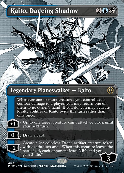Kaito, Dancing Shadow [Borderless Showcase Foil]