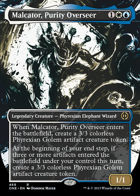 Malcator, Purity Overseer [Borderless Showcase Foil]