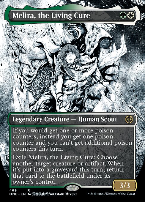 Melira, the Living Cure [Borderless Showcase Foil]
