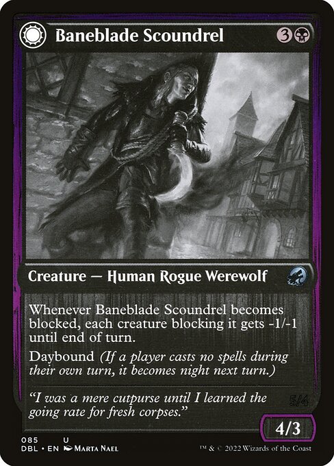 Baneblade Scoundrel // Baneclaw Marauder [Foil]