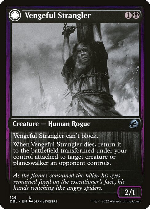 Vengeful Strangler // Strangling Grasp [Foil]