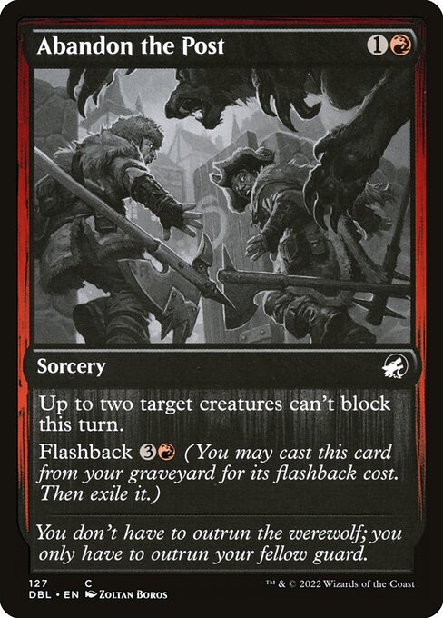 Abandon the Post [Foil]