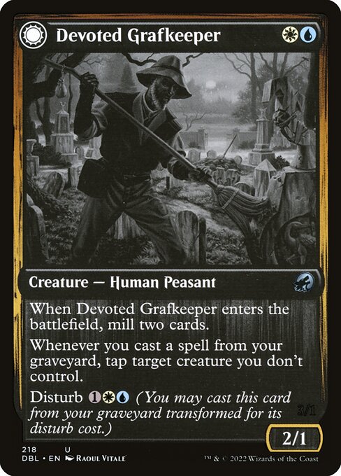 Devoted Grafkeeper // Departed Soulkeeper [Foil]