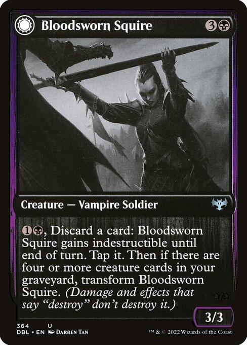 Bloodsworn Squire // Bloodsworn Knight [Foil]