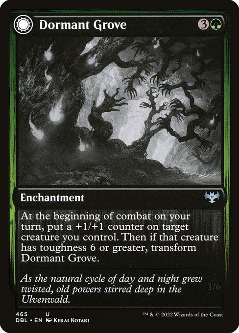 Dormant Grove // Gnarled Grovestrider [Foil]