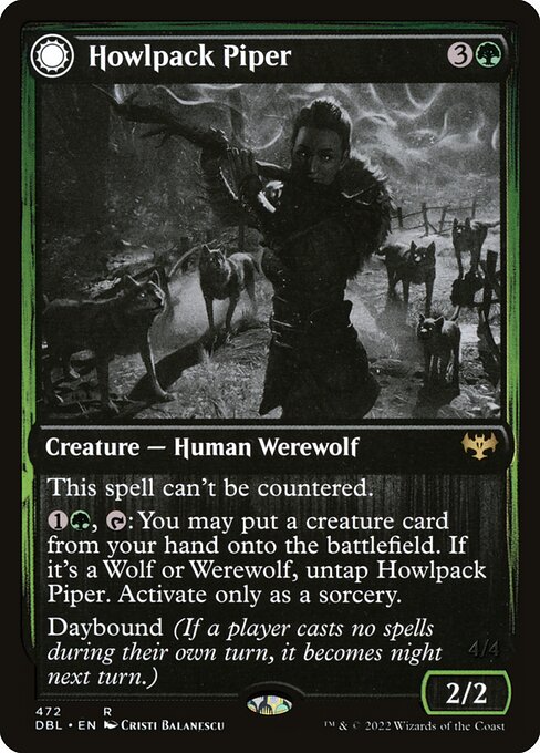 Howlpack Piper // Wildsong Howler [Foil]