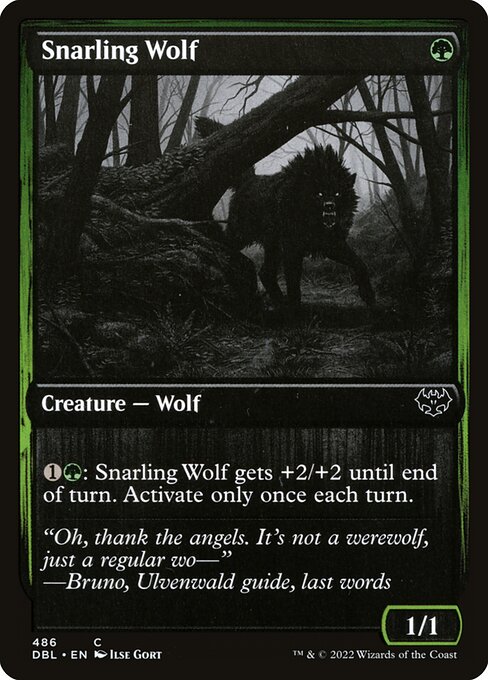 Snarling Wolf [Foil]