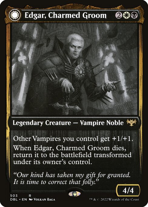Edgar, Charmed Groom // Edgar Markov's Coffin [Foil]