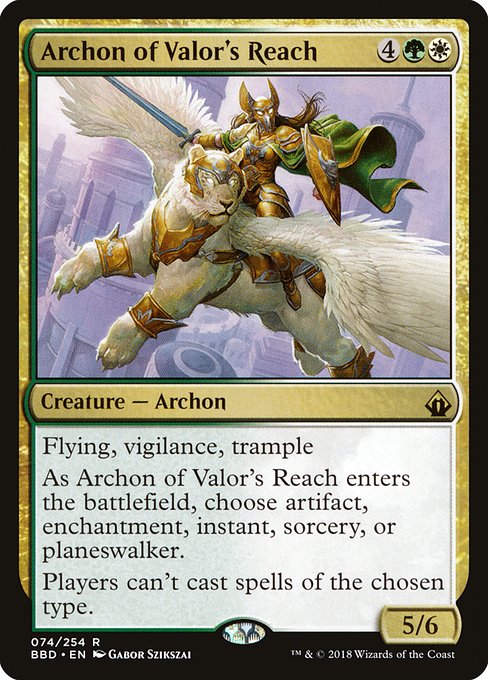 Archon of Valor's Reach [Foil]