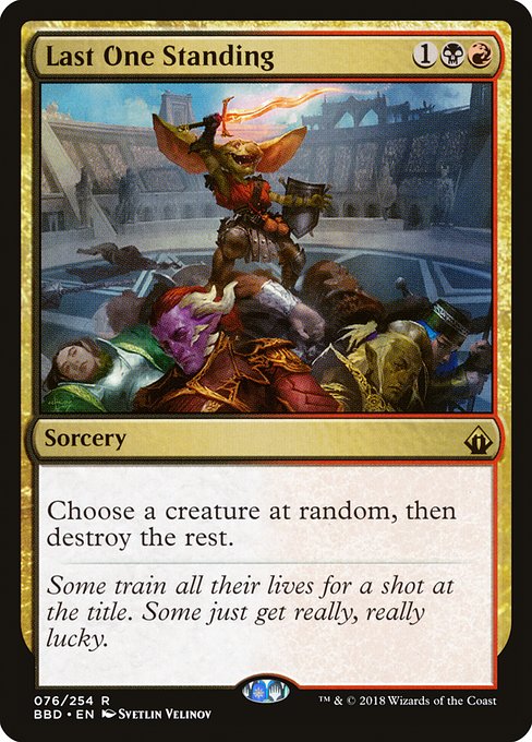 Last One Standing [Foil]