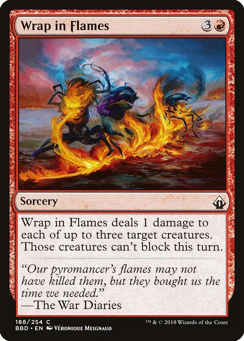 Wrap in Flames [Foil]