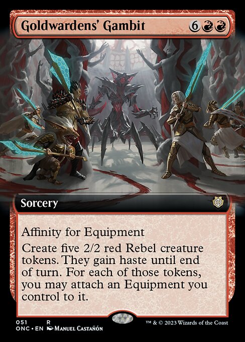 Goldwardens' Gambit [Extended Artwork Foil]