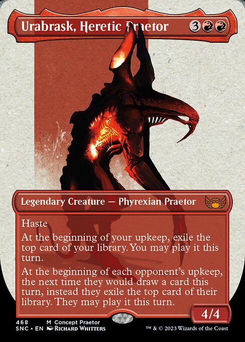 Urabrask, Heretic Praetor [Borderless Foil]
