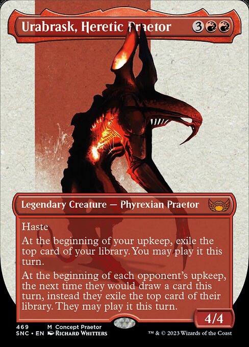 Urabrask, Heretic Praetor [Borderless Foil]