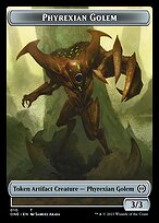 Phyrexian Golem Token TONE