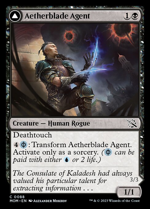 Aetherblade Agent // Gitaxian Mindstinger [Foil]