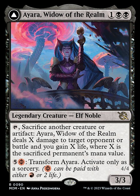 Ayara, Widow of the Realm // Ayara, Furnace Queen [Foil]