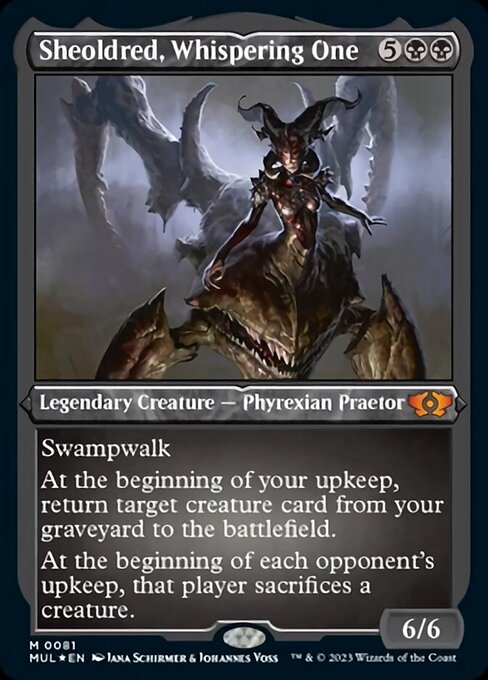 Sheoldred, Whispering One [Etched Foil]