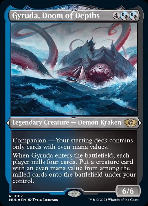 Gyruda, Doom of Depths [Etched Foil]