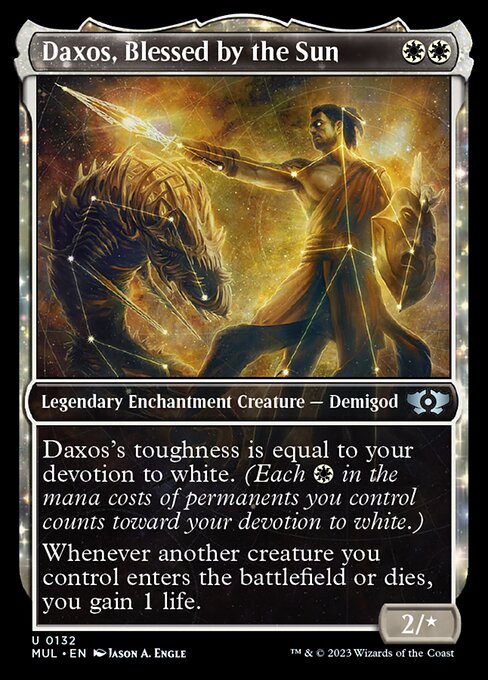 Daxos, Blessed by the Sun [Showcase Foil]