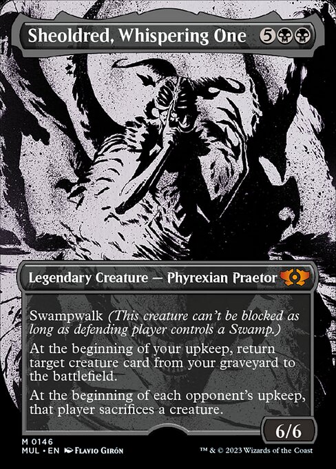 Sheoldred, Whispering One [Showcase Foil]