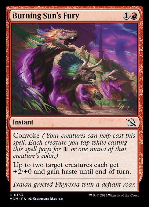 Burning Sun's Fury [Foil]