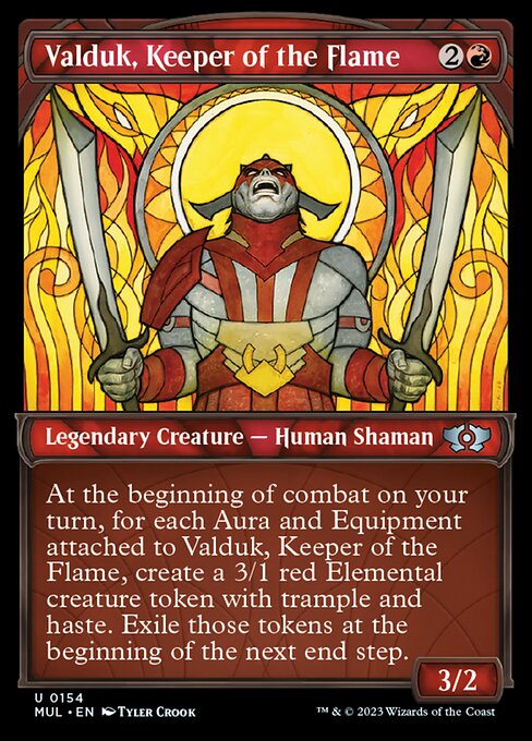 Valduk, Keeper of the Flame [Showcase Foil]