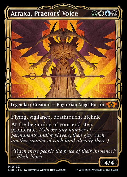 Atraxa, Praetors' Voice [Showcase Foil]